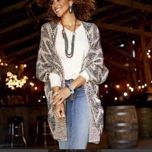 Lucky Brand over size open sweater